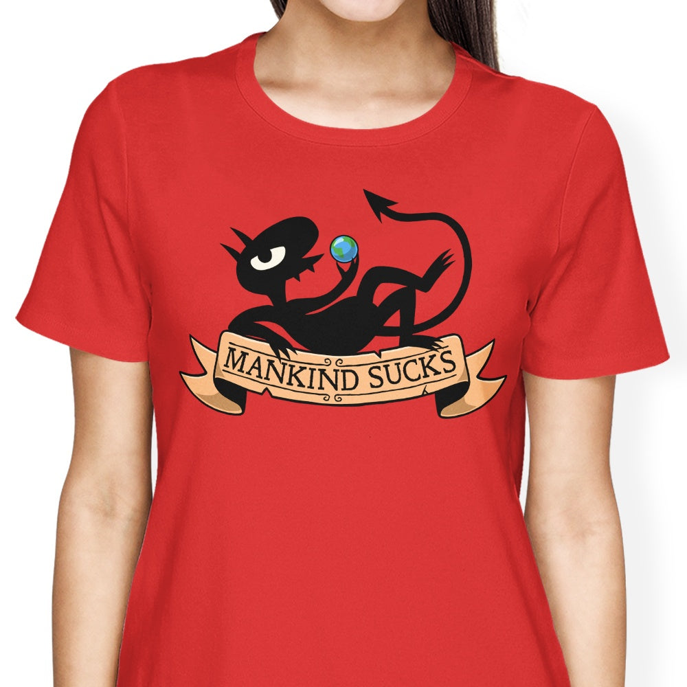 Geekydog's 'Humanity Sucks' Women's Comfortable Apparel Collection