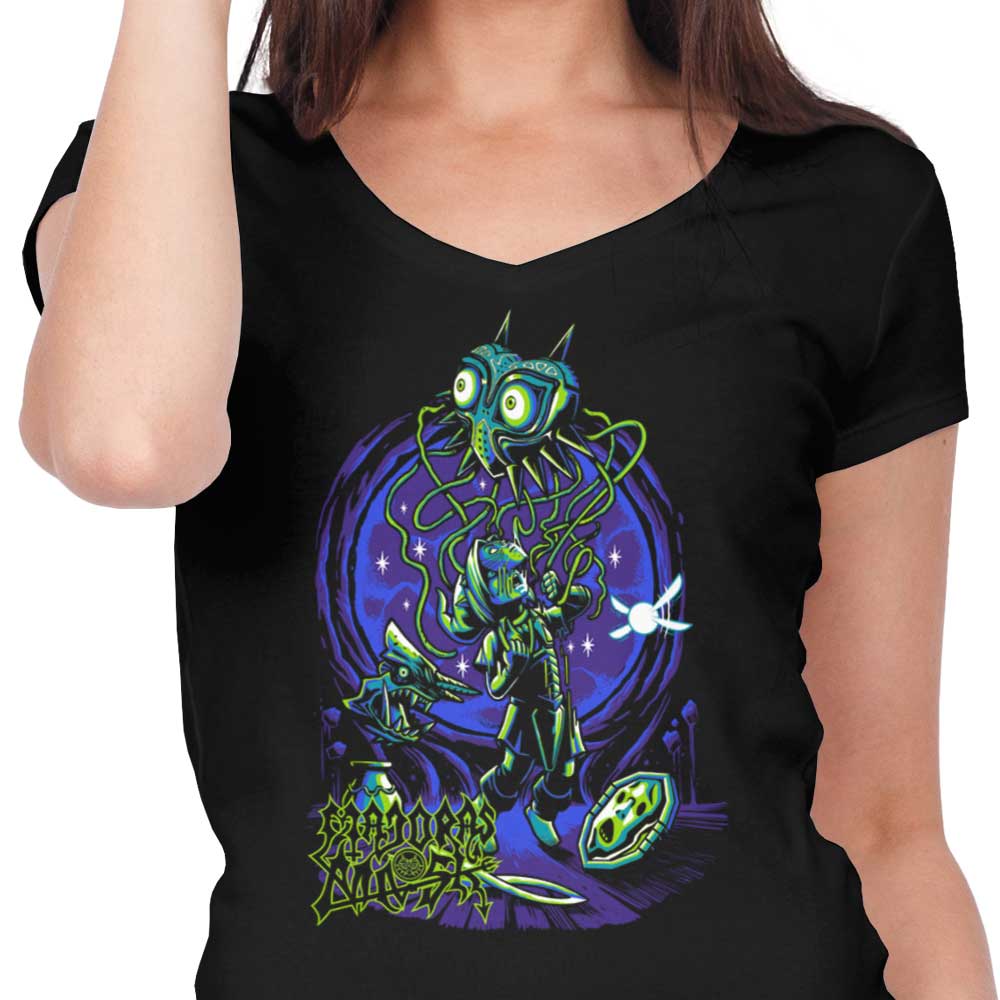 Women's Fashionable V-Neck Top - End of Termina