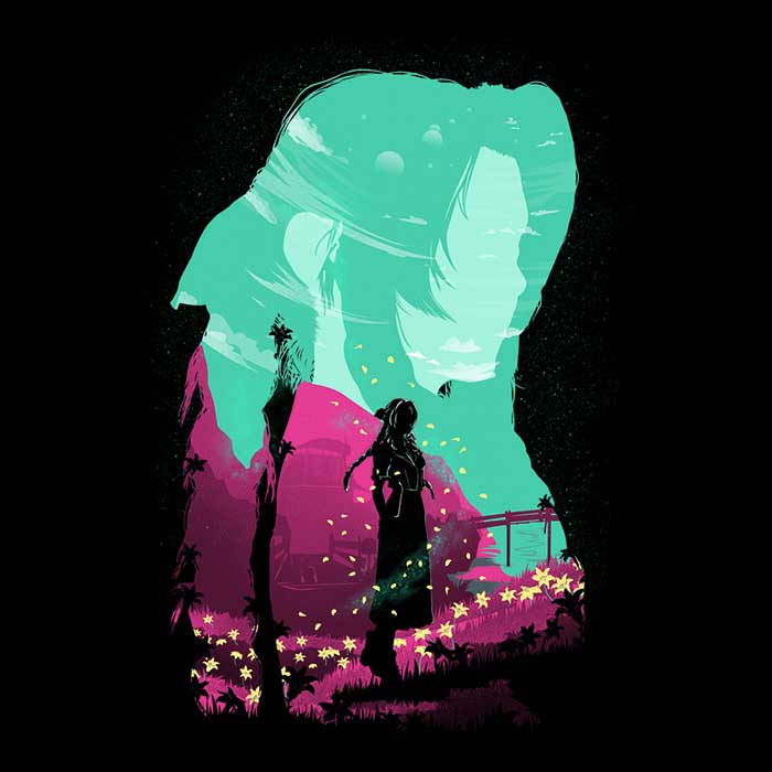 Donnie Illustrations' Women's Last Ancient Landscape T-Shirts Collection