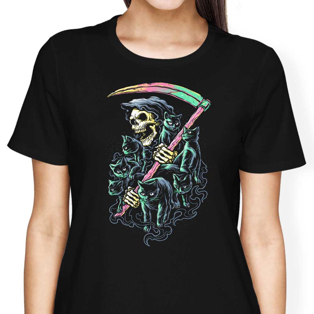 Women's Apparel - 7 Deadly Cats Collection by Glitchygorilla