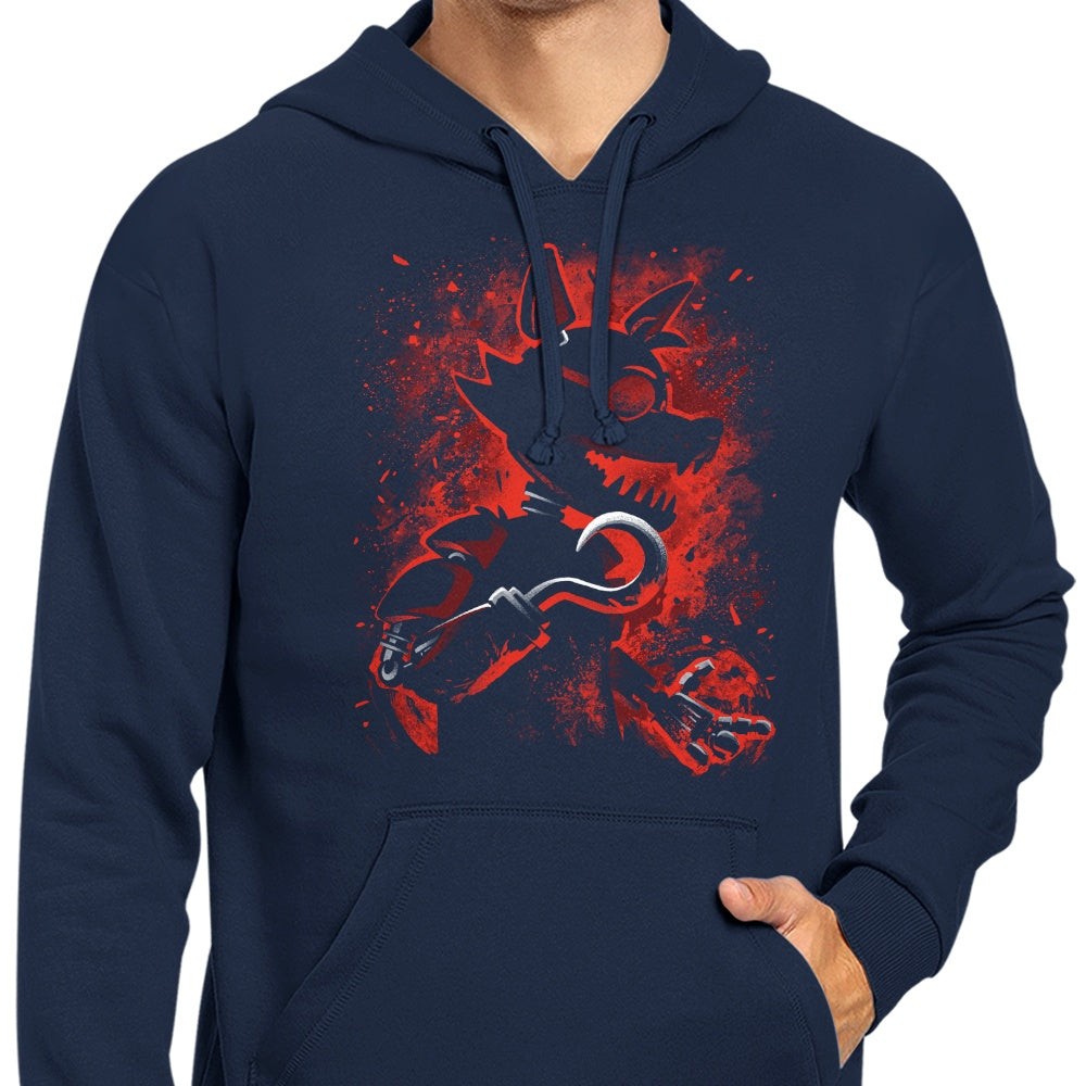 Alemaglia's Cool Animatronic Fox Design Hoodie