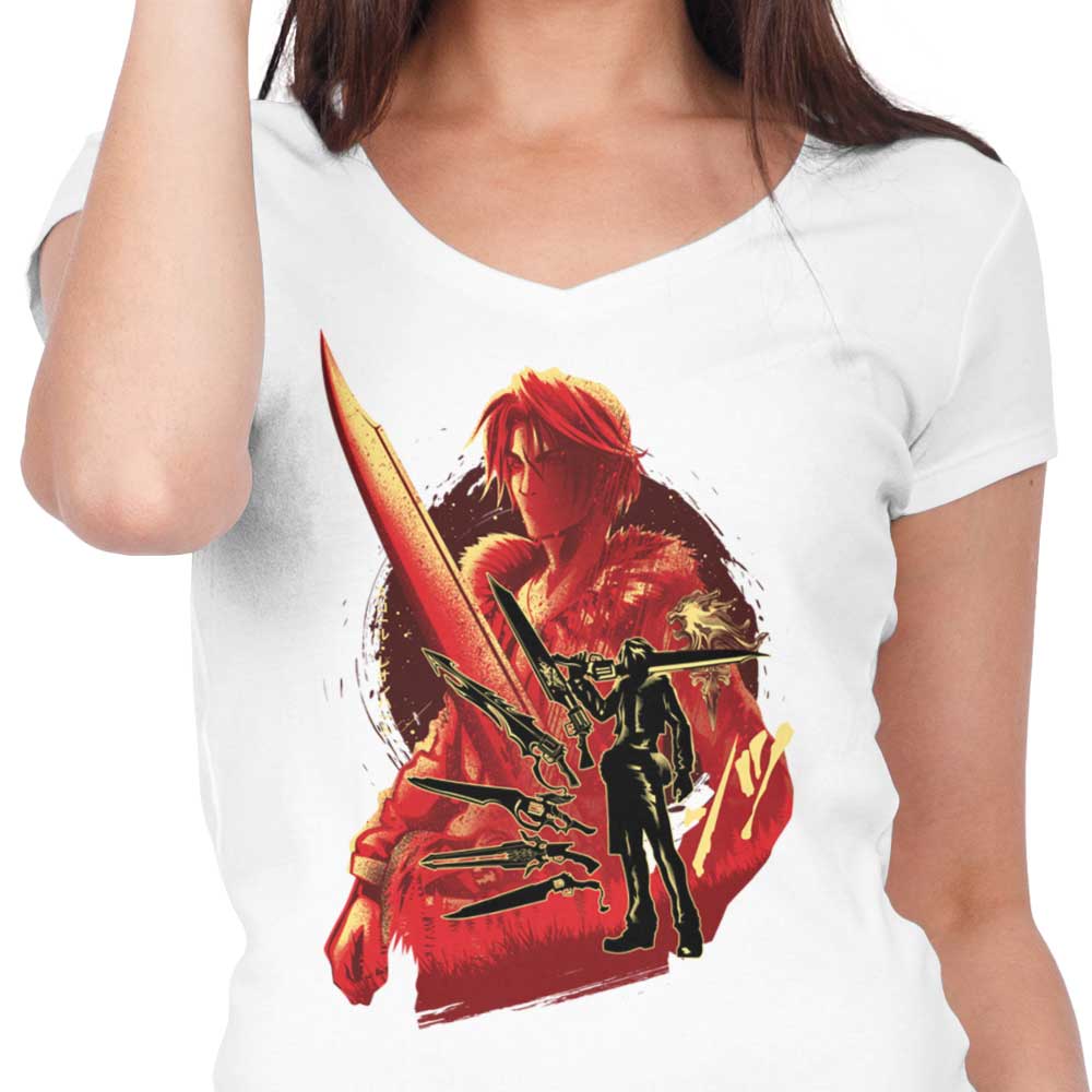Hypertwenty's Ultimate Lion Heart V-Neck Women's Top