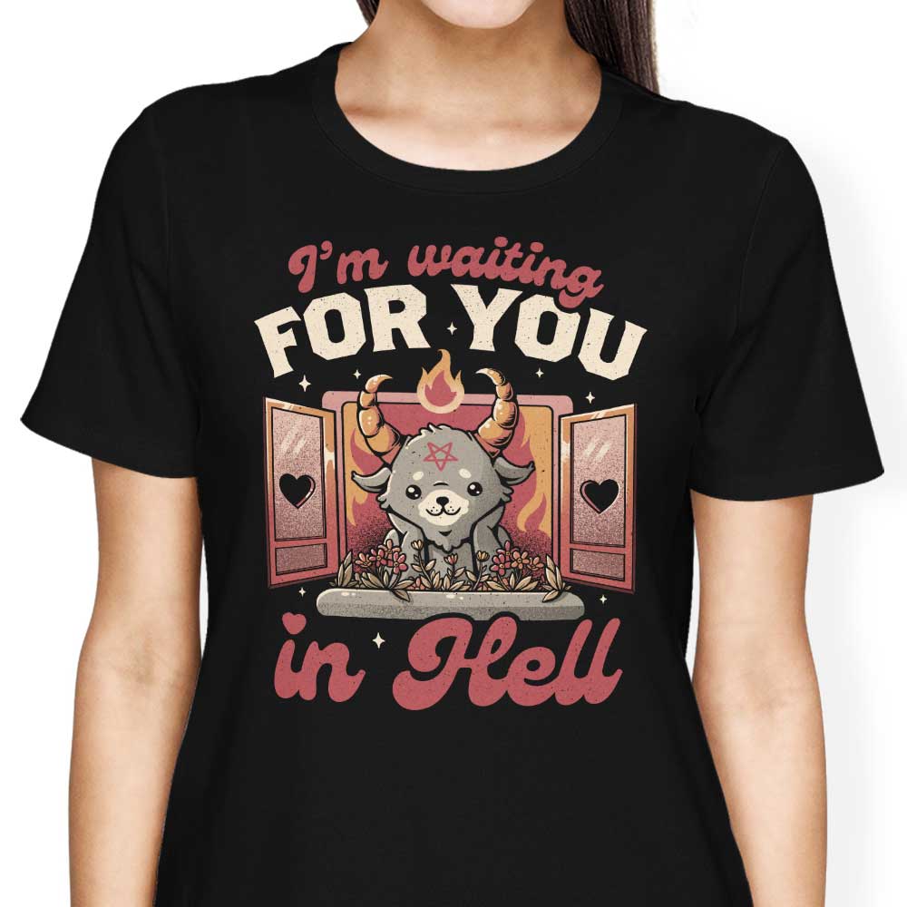 Elegant Women's T-Shirts - 'Waiting for You' Collection