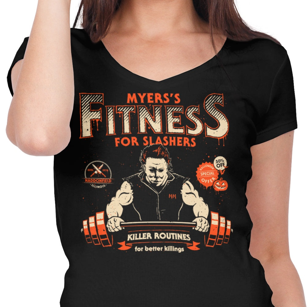 Myers Fitness Women's V-Neck Athletic Top