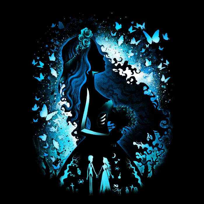 Alemaglia Undead Bride Women's Comfortable Cotton T-Shirts