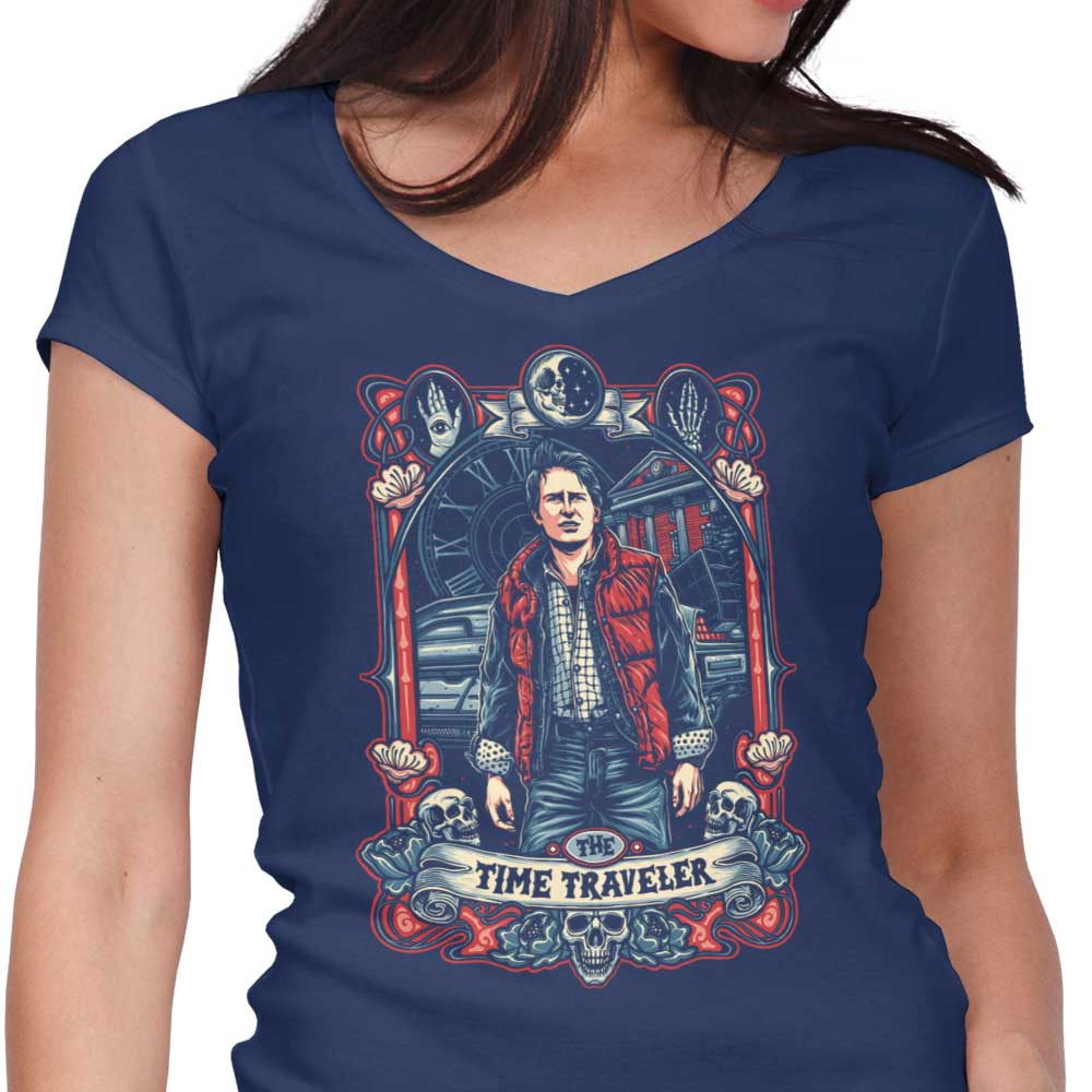 The Women's V-Neck Time Traveler T-Shirt