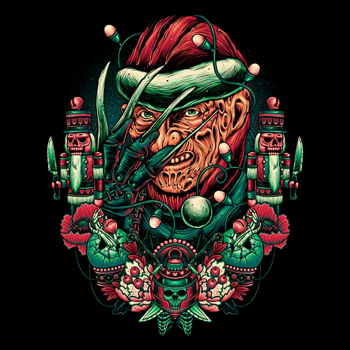Women's V-Neck T-Shirt for Holidays at Elm Street