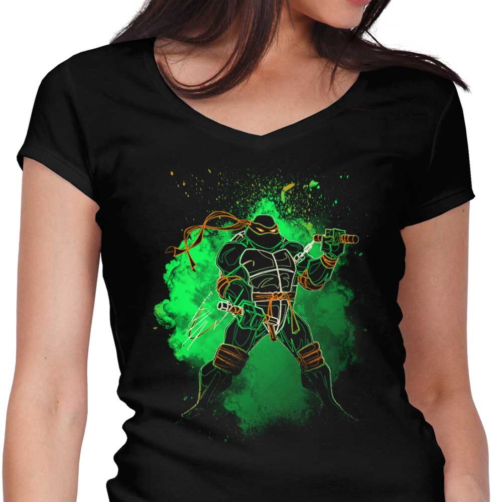 Women's V-Neck with the Essence of the Nunchaku