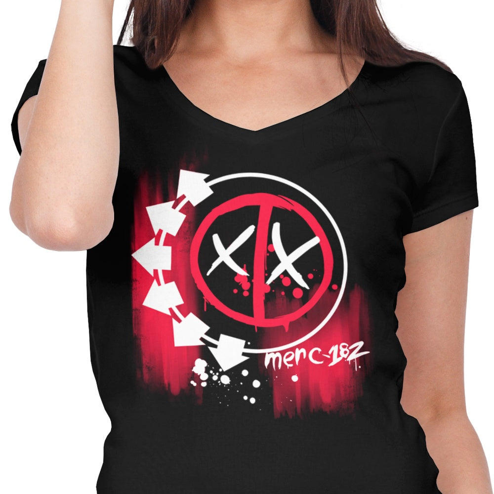 Merc-182 Women's Stylish V-Neck Top
