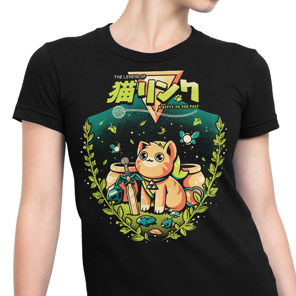 Women's Retro - Inspired Cat - Themed Apparel - A Cat to the Past