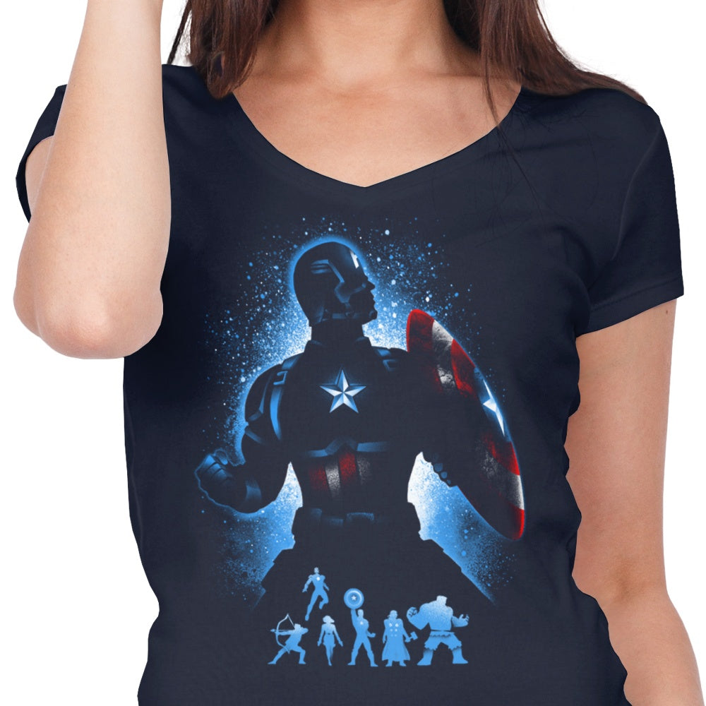 Women's Stylish V-Neck - The Man Out of Time Collection