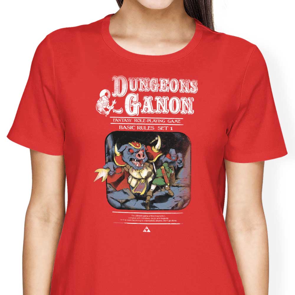 Women's Dungeons and Ganon Themed Apparel - T-Shirts and Premium T-Shirts