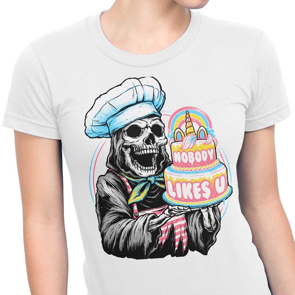Glitchygorilla's Doom Cake Women's Fashionable T - Shirts