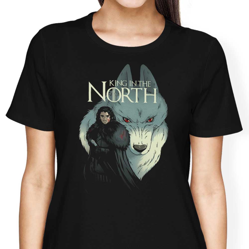 Stylish Wolf King Women's Cotton T-Shirts in Various Sizes