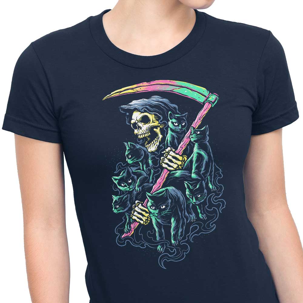 Women's Apparel - 7 Deadly Cats Collection by Glitchygorilla