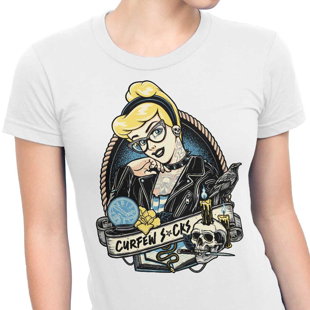 Momma Gorilla's 'Curfew Sucks' Women's Fashionable T-Shirts