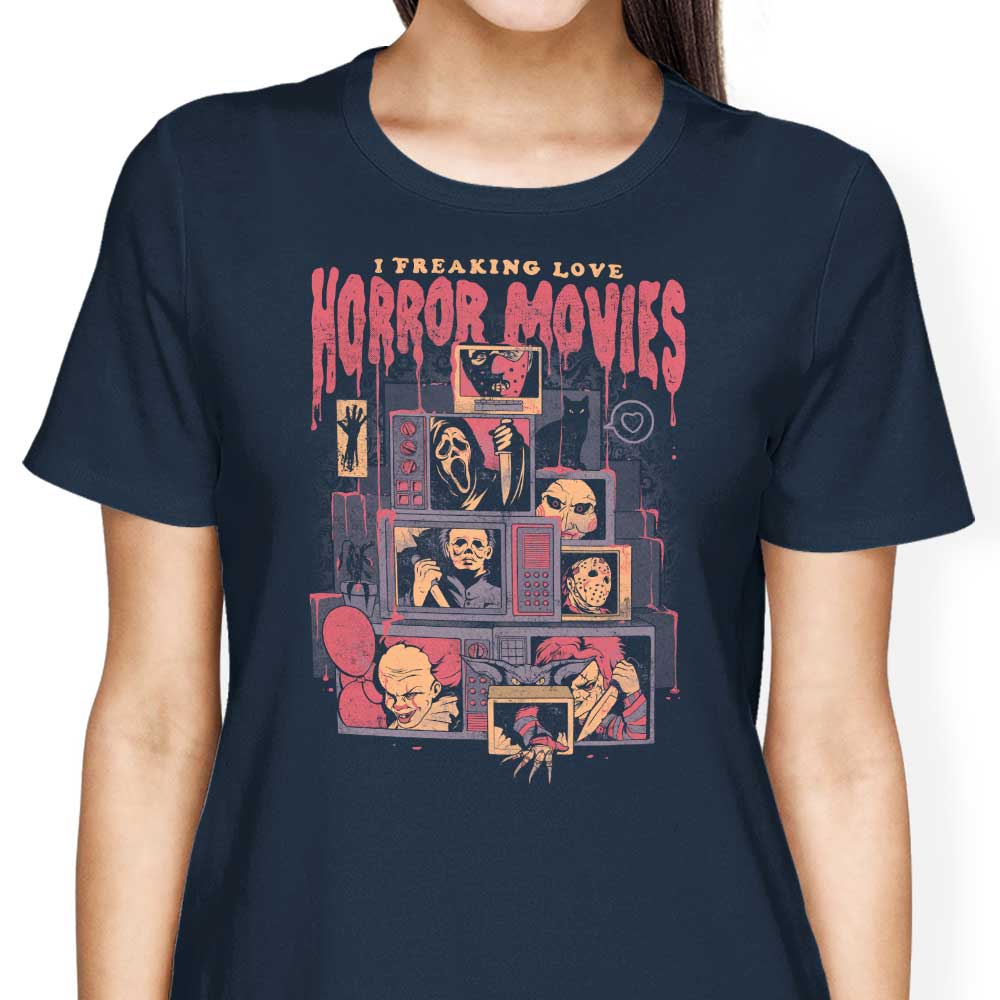 Women's Apparel - I'm Totally into Horror Movies