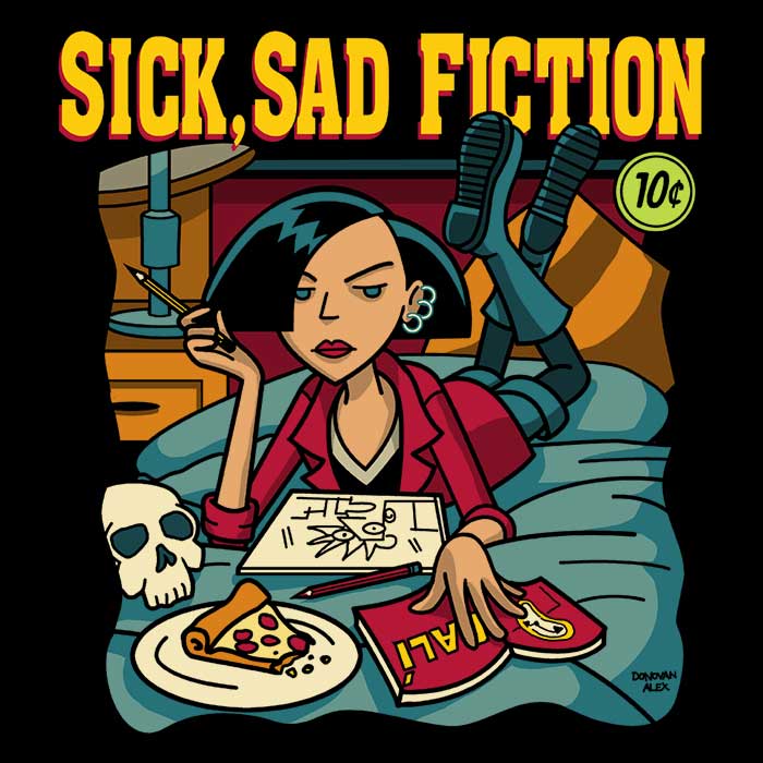B-Fan's Sick, Sad Fiction Stylish Women's Apparel Collection