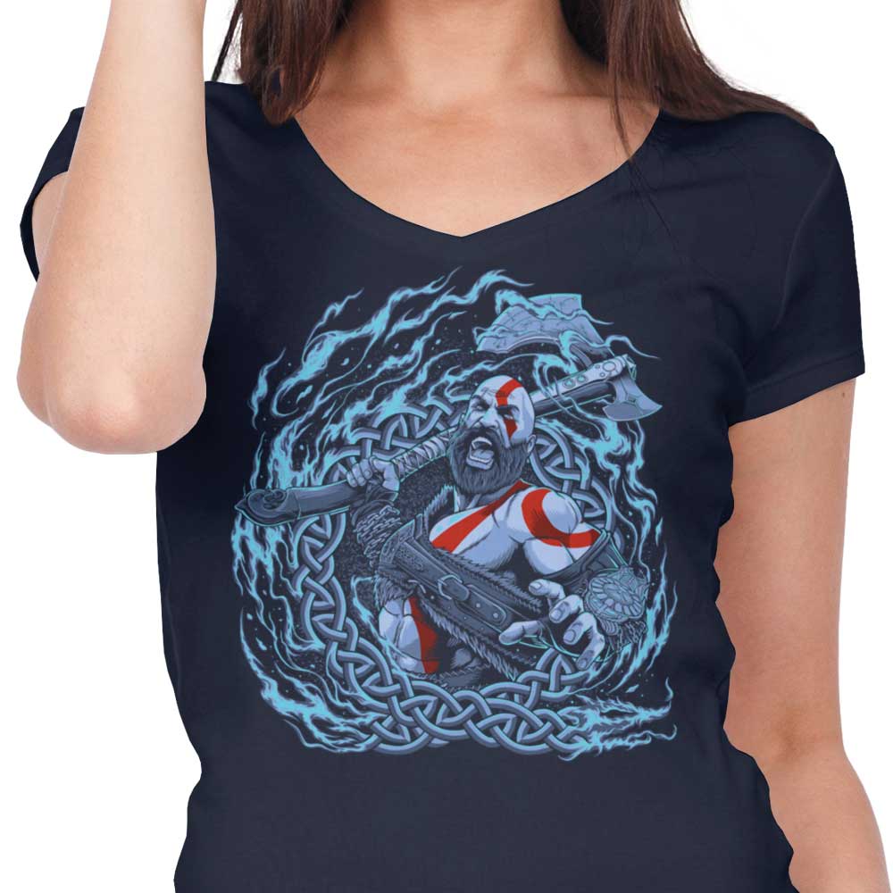 Women's Stylish V-Neck for Ragnarok Preparation