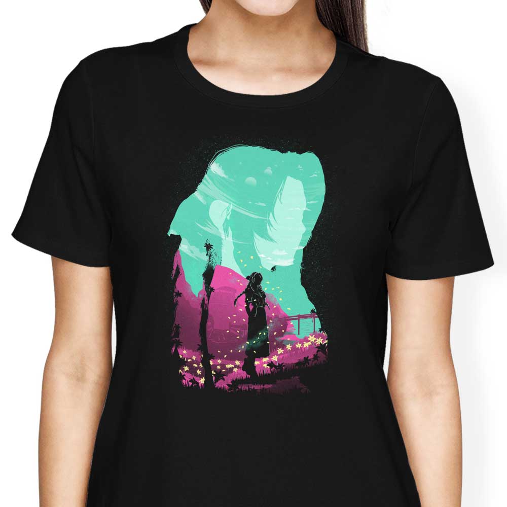 Donnie Illustrations' Women's Last Ancient Landscape T-Shirts Collection