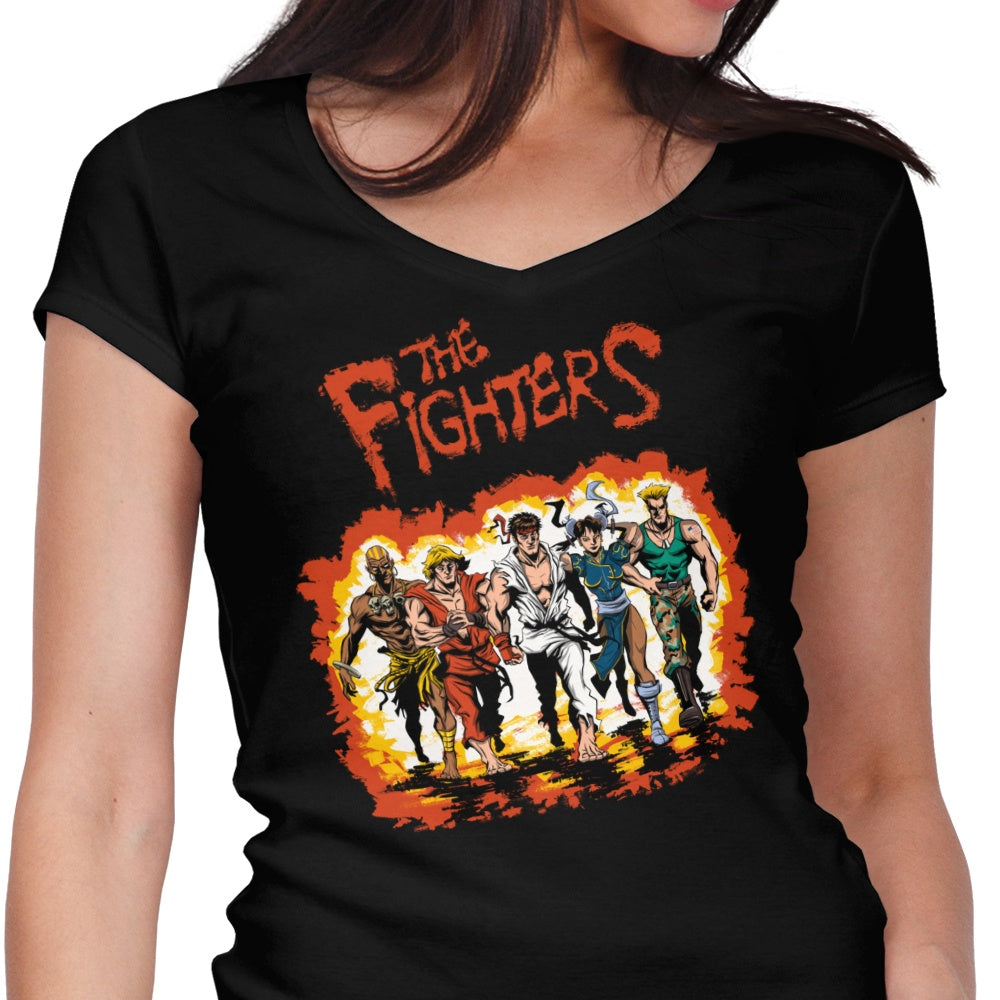 Women's V-Neck T-Shirts - The Fighters Collection