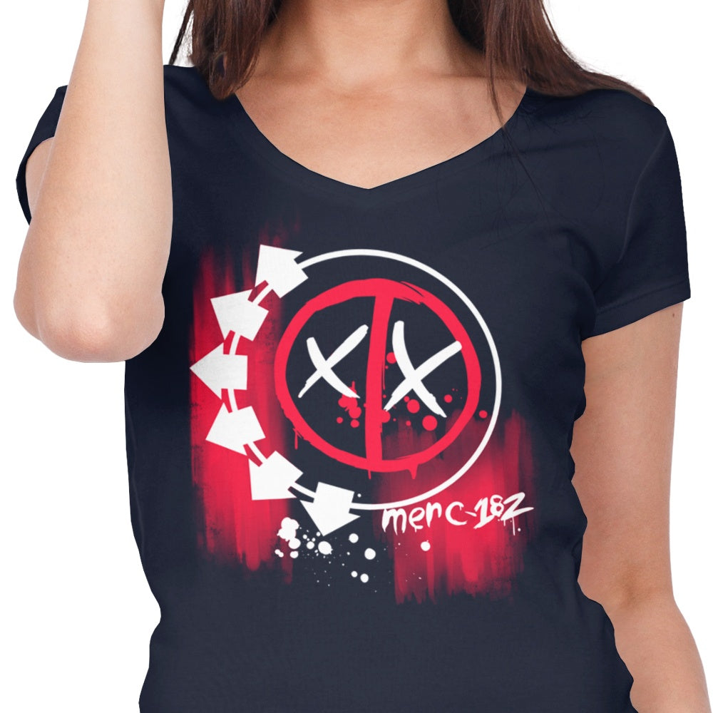Merc-182 Women's Stylish V-Neck Top
