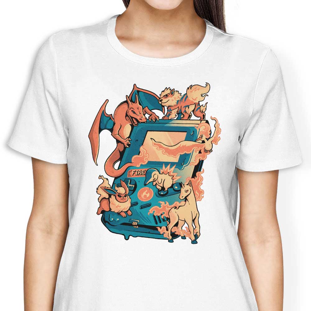 Women's Fire-themed Game Apparel Collection