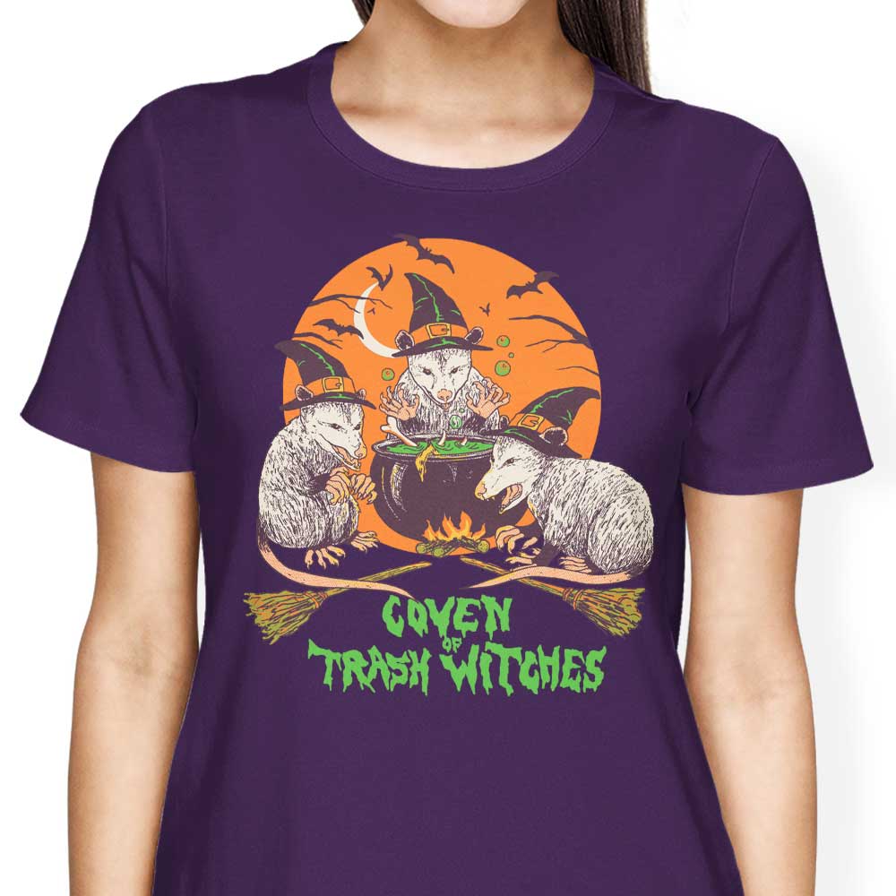 Stylish Women's Apparel: Coven of Trash Witches T-Shirts