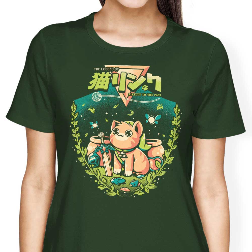 Women's Retro - Inspired Cat - Themed Apparel - A Cat to the Past