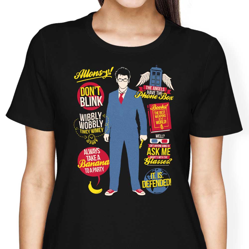 Quotes from the Tenth Doctor - Stylish Women's Clothing Collection