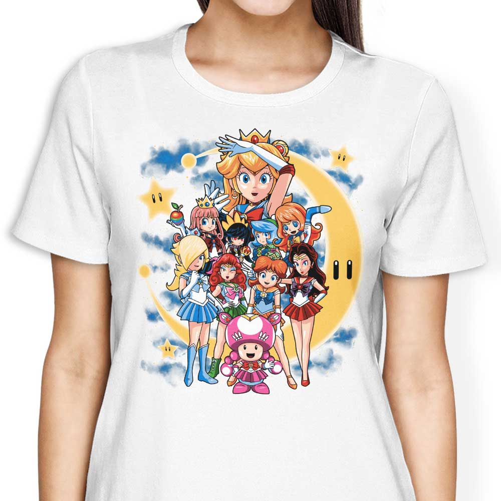 Prime Premne Design Women's Sailor Mushroom T-Shirts in Various Sizes