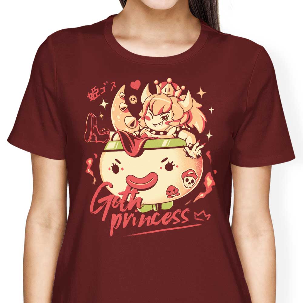 Stylish Goth Princess Women's Apparel - T-Shirts in Various Sizes