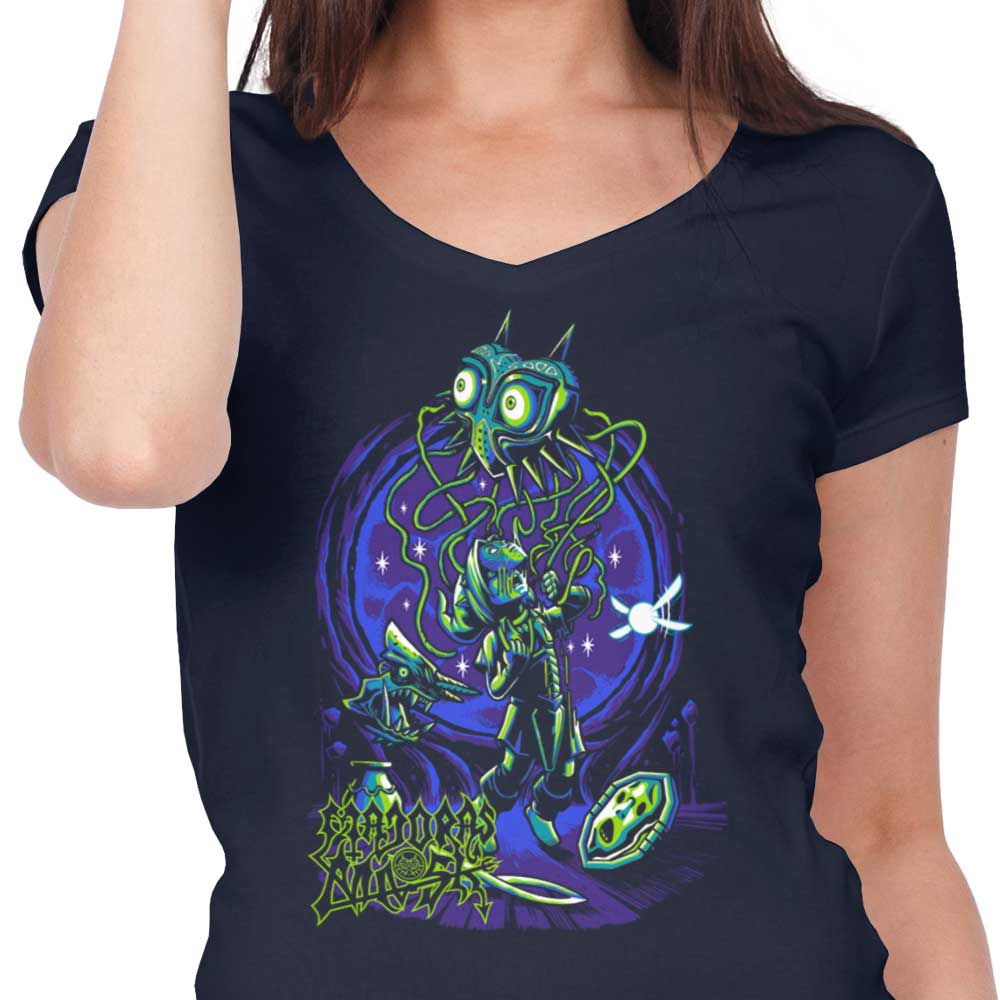 Women's Fashionable V-Neck Top - End of Termina