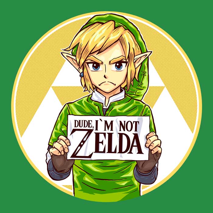 Women's 'I'm Not Zelda' Stylish Apparel from Rustenico