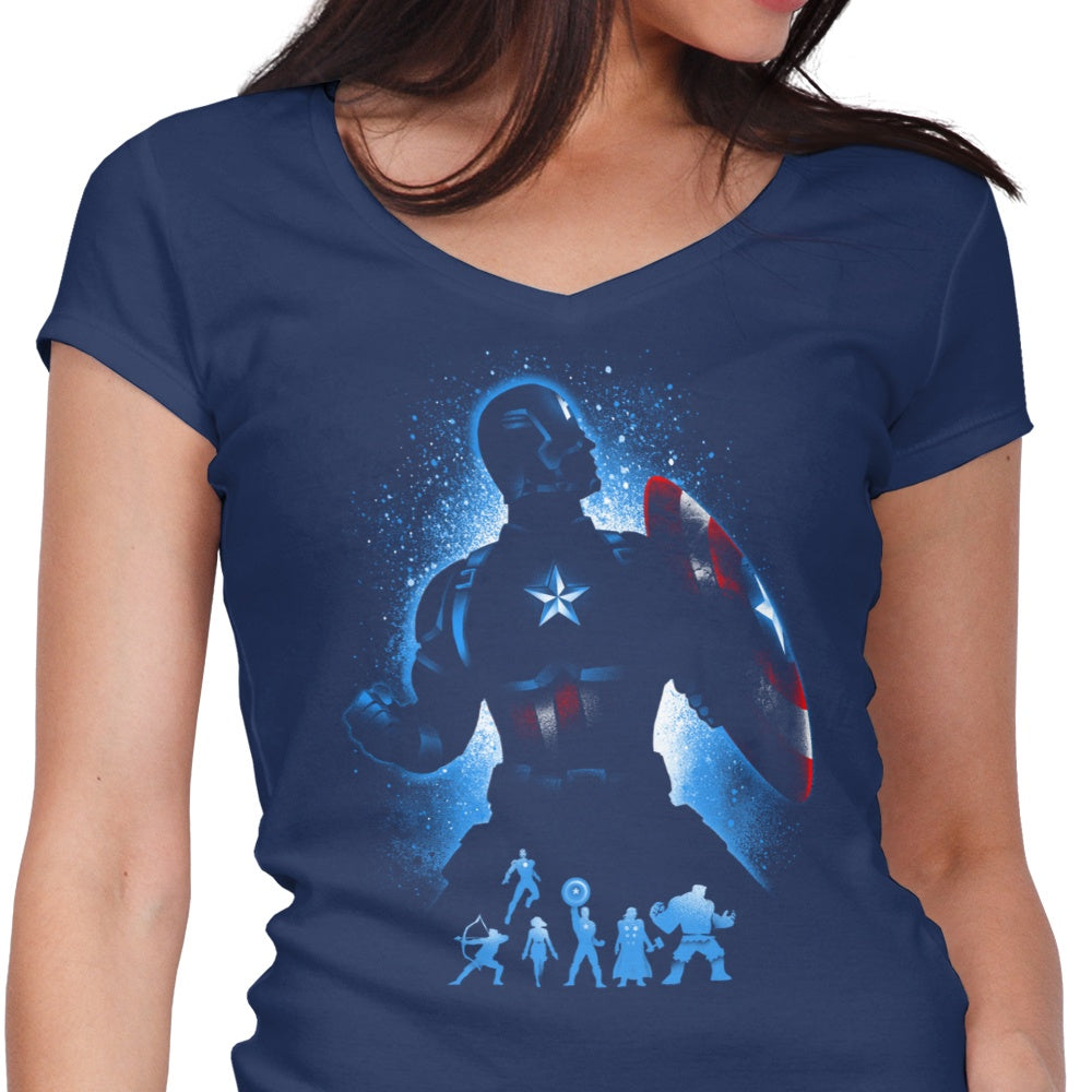 Women's Stylish V-Neck - The Man Out of Time Collection