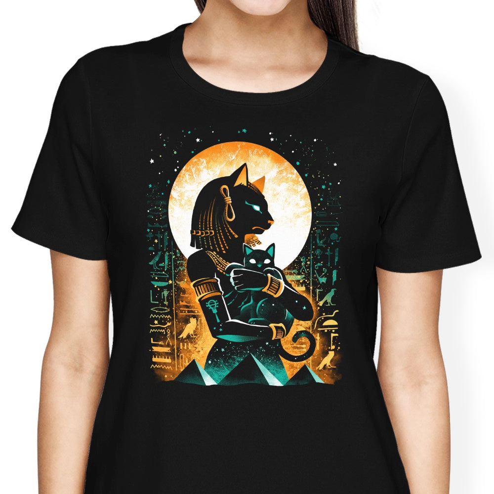 Stylish Women's 'Goddess of Cats' Apparel from Alemaglia