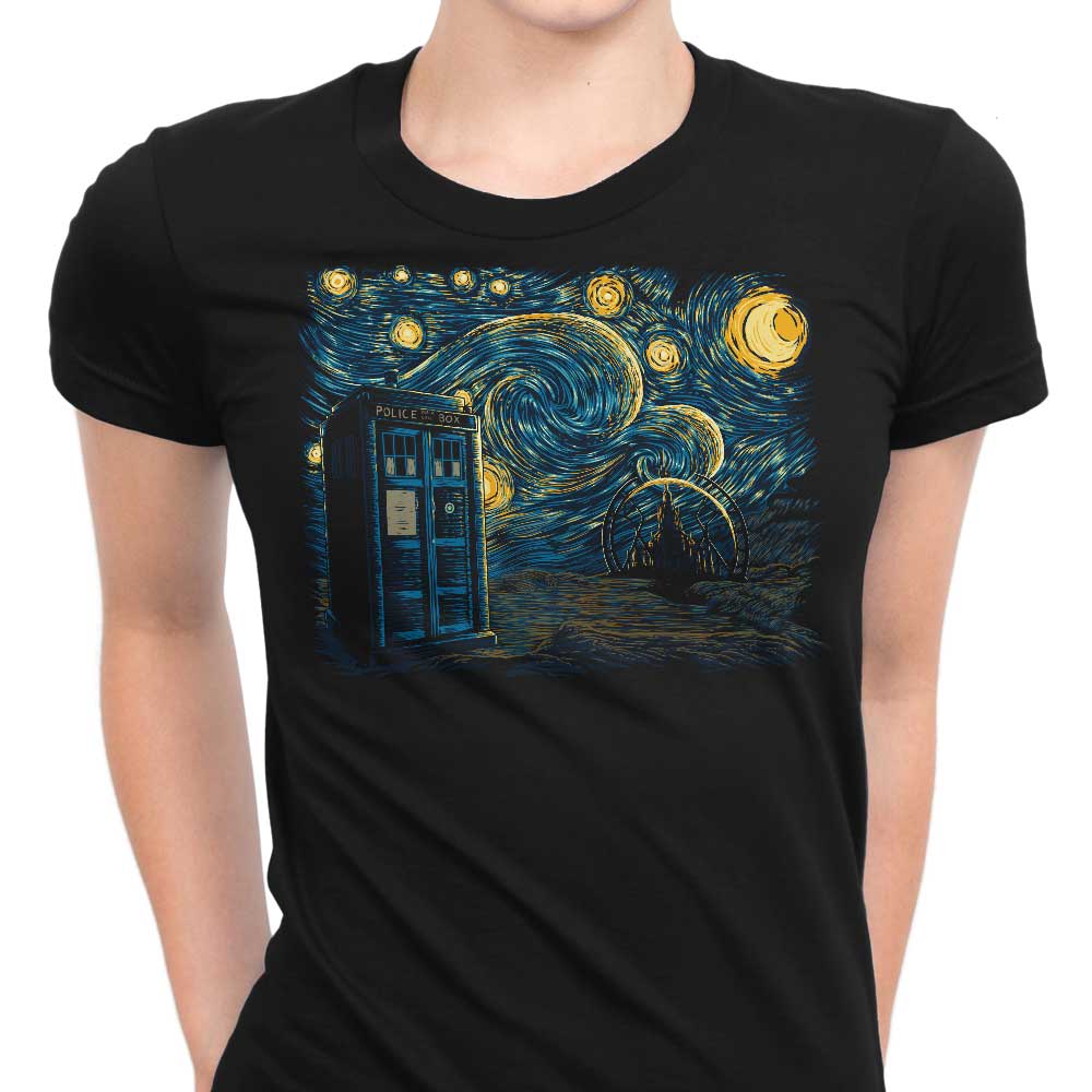 Starry Gallifrey Women's Fashionable Cotton T-Shirts