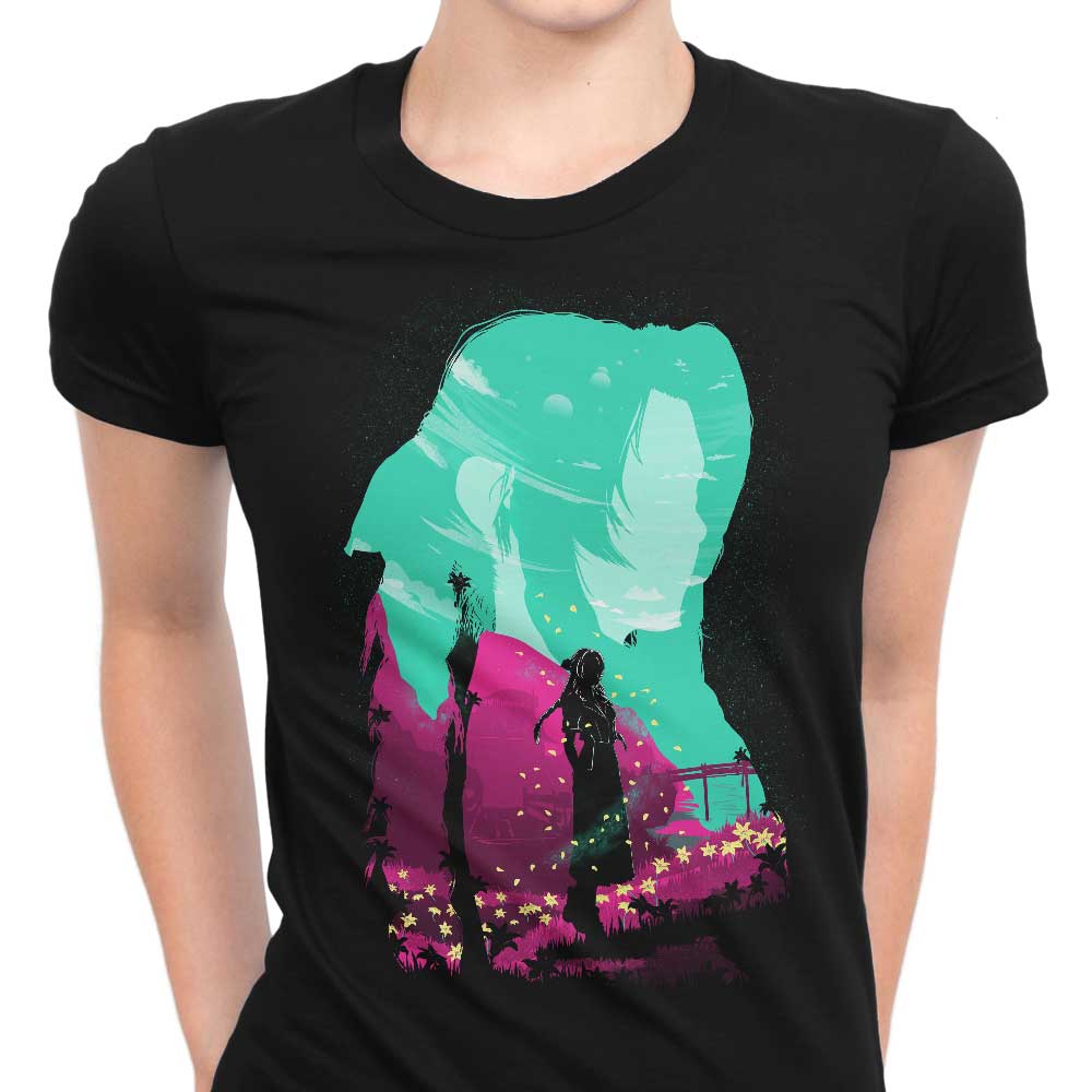 Donnie Illustrations' Women's Last Ancient Landscape T-Shirts Collection