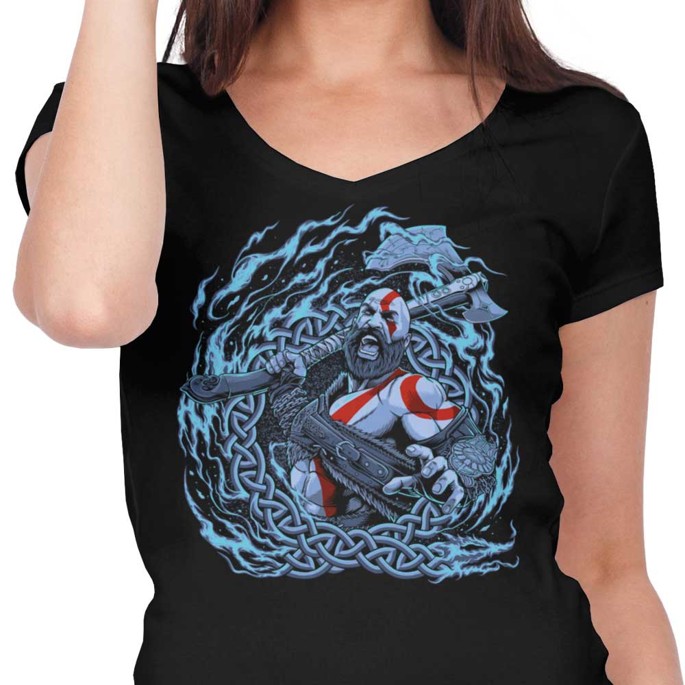 Women's Stylish V-Neck for Ragnarok Preparation