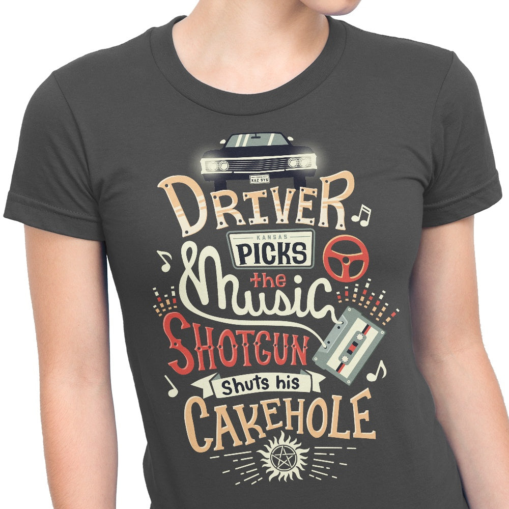 Stylish Women's Apparel - 'Driver Picks the Music' Collection
