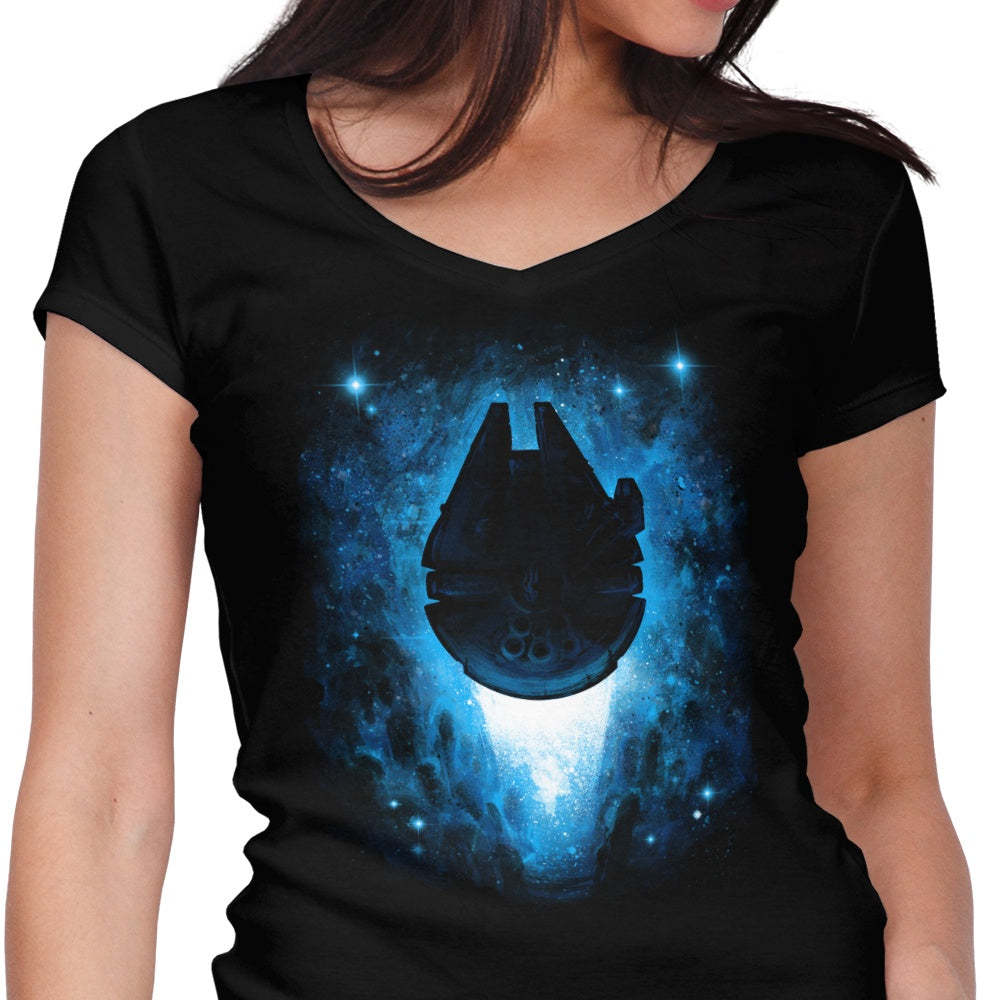 Women's V-Neck T-Shirt - Kessel Run Collection
