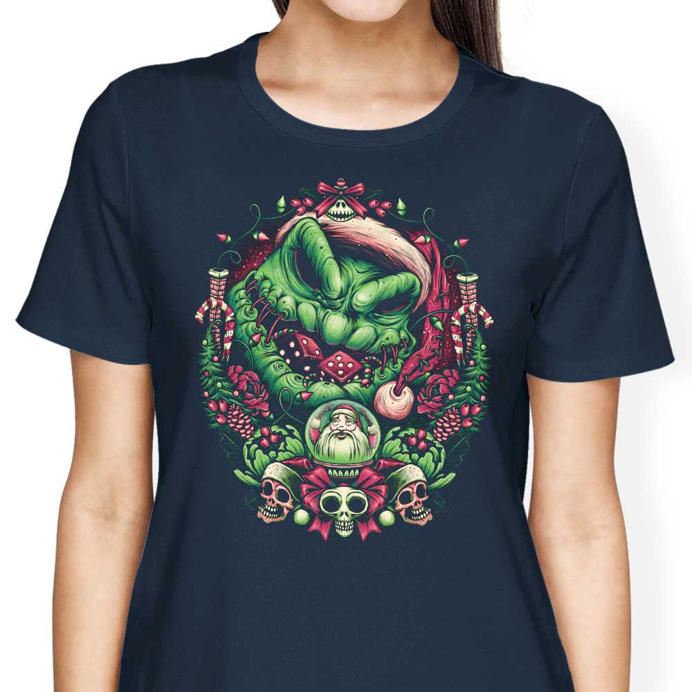Glitchygorilla's Christmas Boogeyman Women's Clothing Collection - T-Shirts and Premium T-Shirts