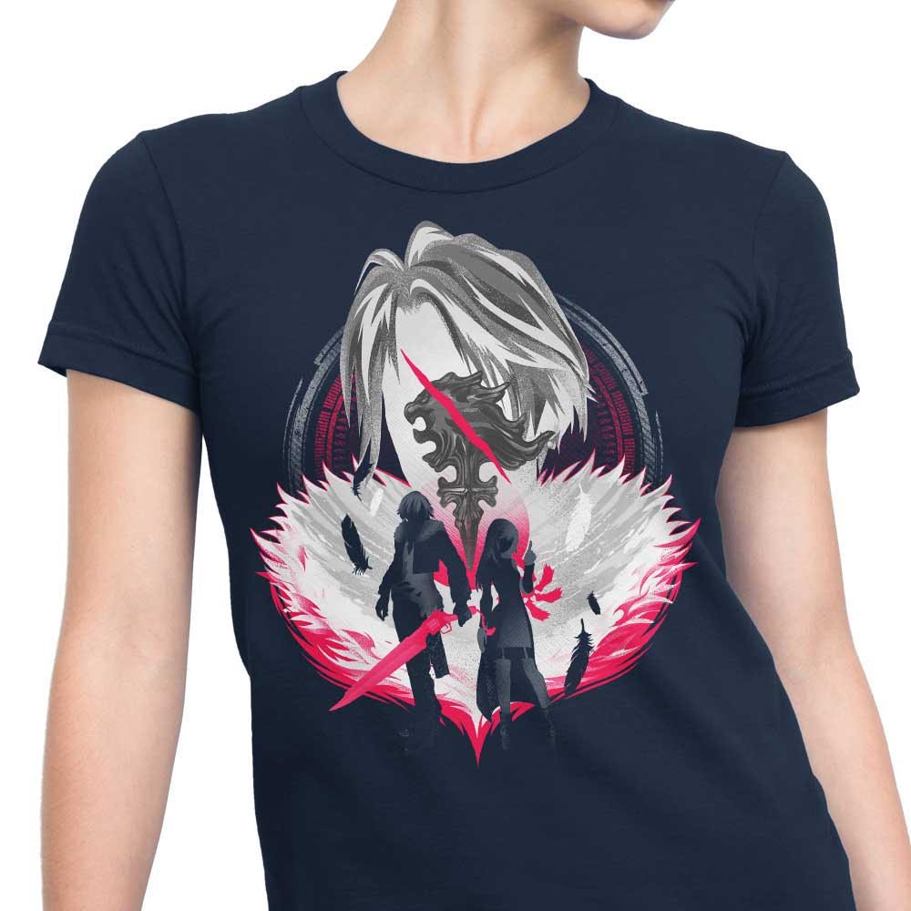 Women's Gunblade Silhouette Fashion Apparel - T-Shirts and Premium T-Shirts