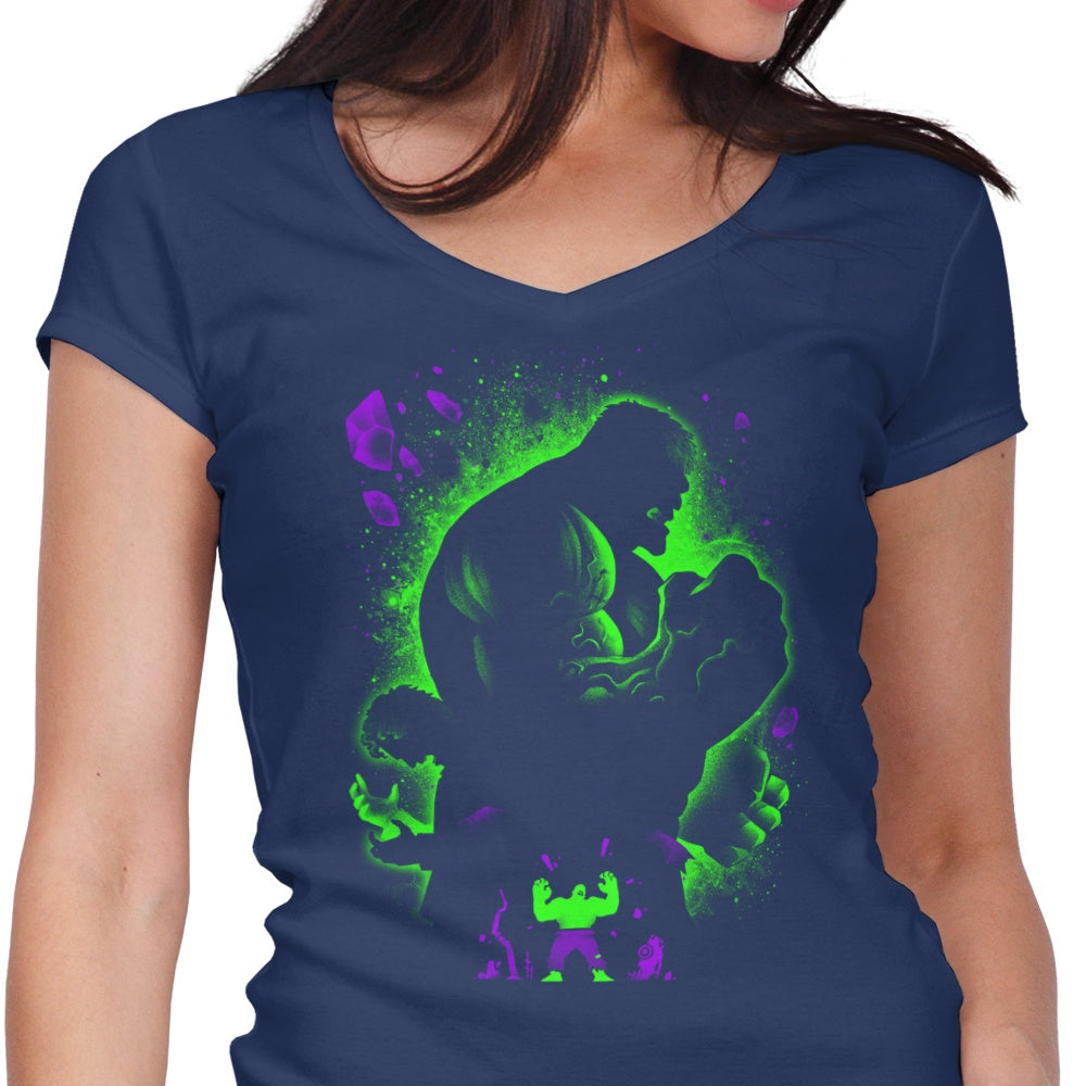 Women's Stylish Green V-Neck from Alemaglia - The Green Monster