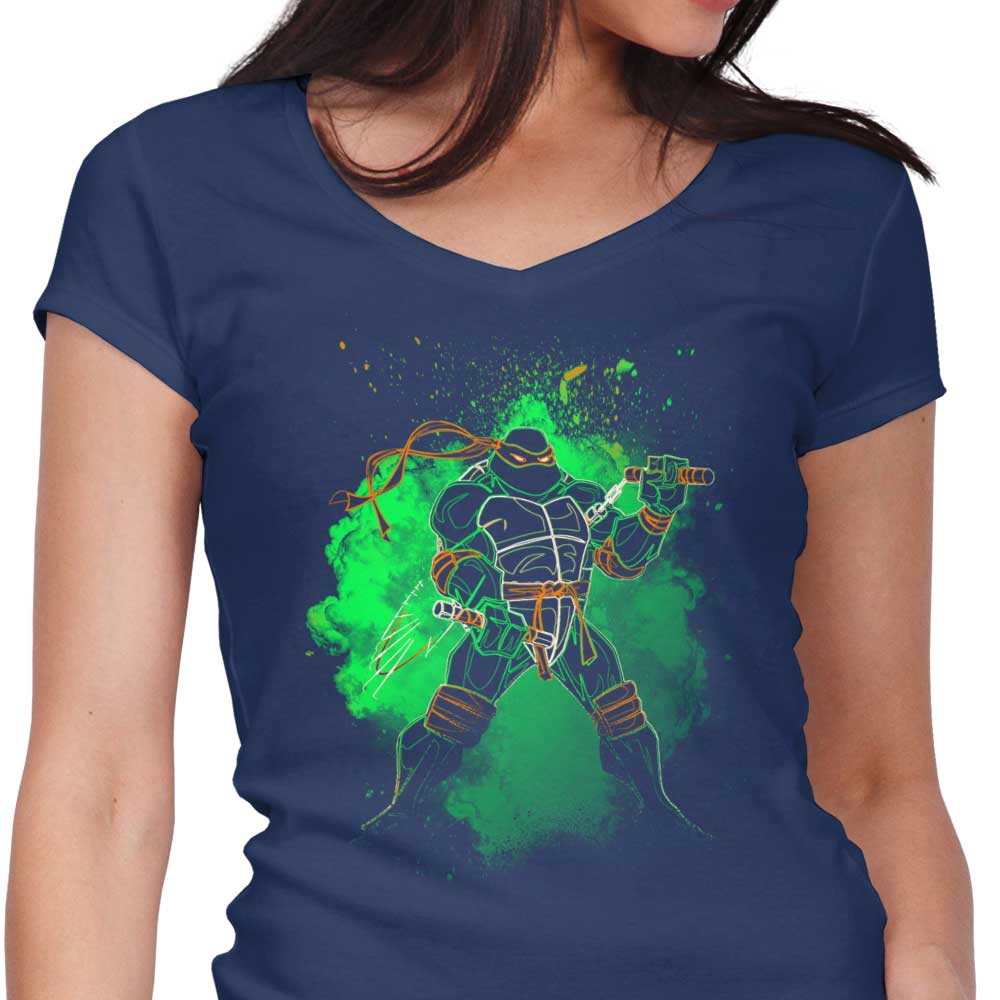 Women's V-Neck with the Essence of the Nunchaku