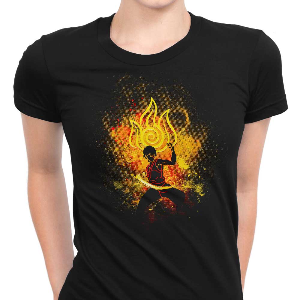 Donnie Illustrations' Fire Bender Art - Stylish Women's Apparel Collection