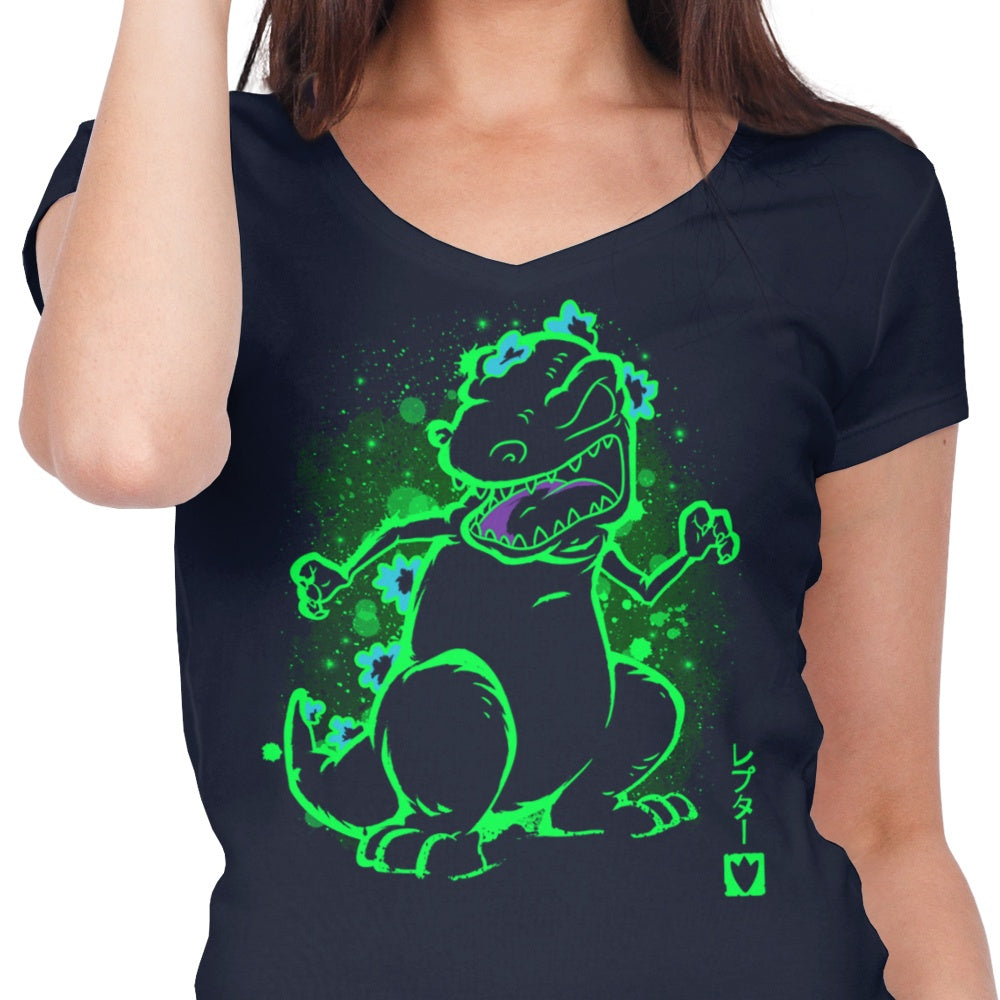 The Majestic Queen of the Ozone - Women's V-Neck T-Shirt