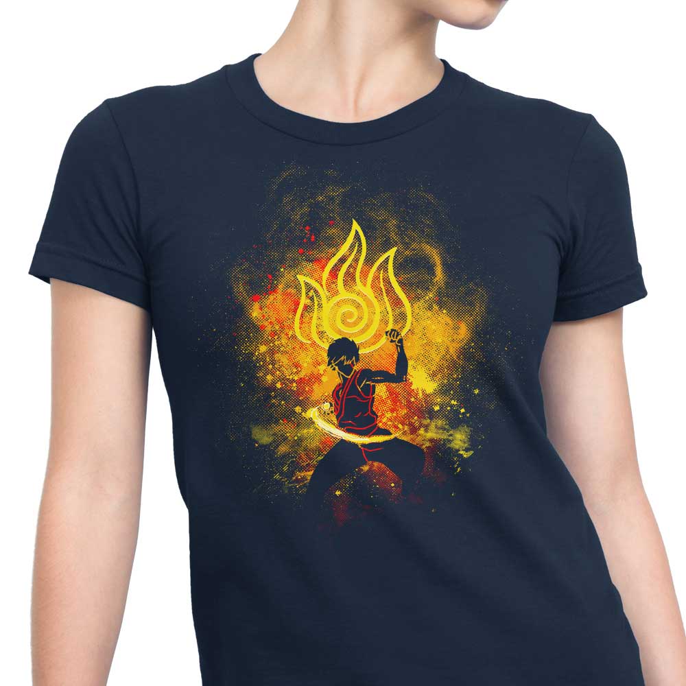 Donnie Illustrations' Fire Bender Art - Stylish Women's Apparel Collection