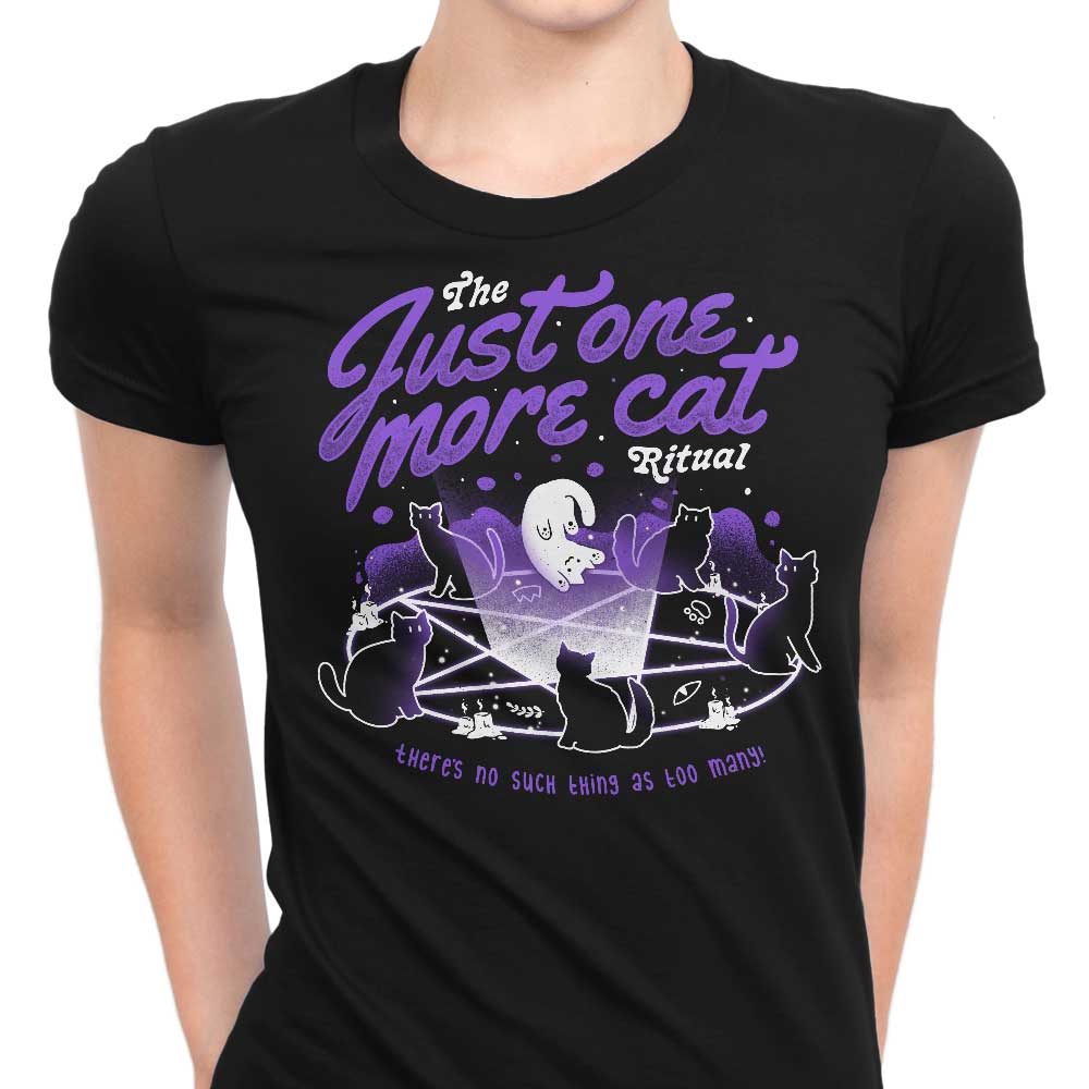 Just One More Cat Women's Clothing Apparel