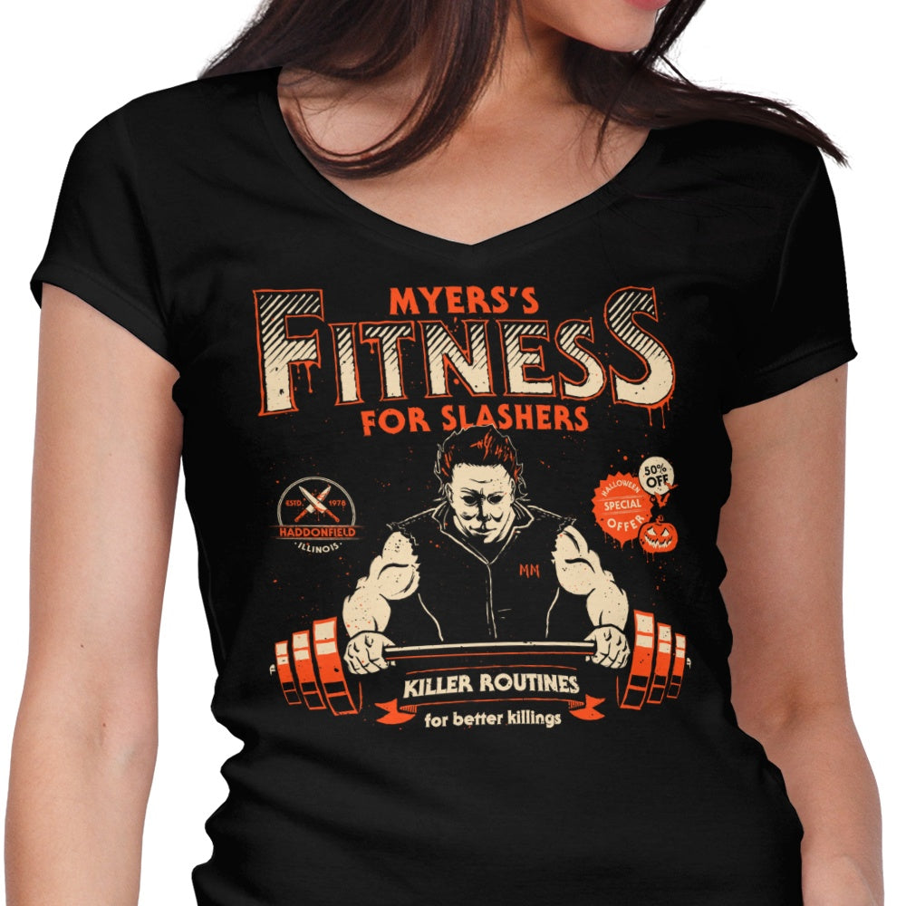 Myers Fitness Women's V-Neck Athletic Top